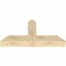Ekena Millwork Portland Rough Sawn Timber Gable Bracket, Douglas Fir, 48"W x 24"H x 6"D x 6"F, 12/12 Pitch GBW048X24X0606POR00RDF - alternate 2